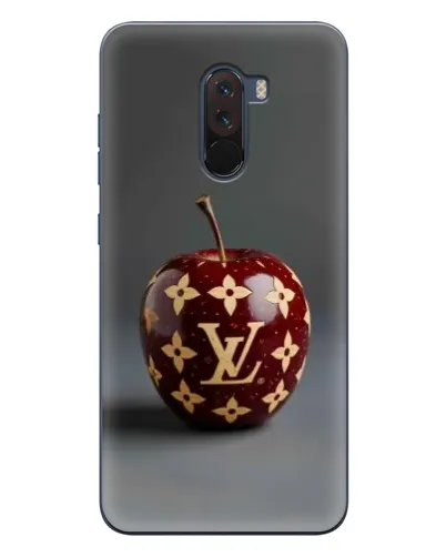 Чехол для Xiaomi POCO F1 с картинкой «Красное яблоко LV»