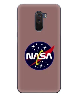Чехол для Xiaomi POCO F1 с картинкой «NASA — ретро космос»