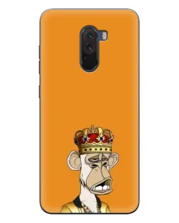 Чехол для Xiaomi POCO F1 с картинкой «Золотая обезьяна Bored Ape»