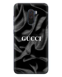 Чехол для Xiaomi POCO F1 с картинкой «Gucci — шелковые волны»