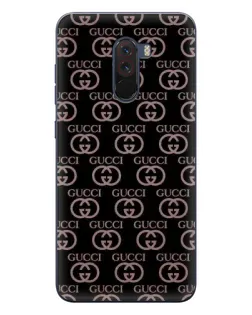 Чехол для Xiaomi POCO F1 с картинкой «Классическая монограмма Gucci»