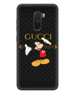 Чехол для Xiaomi POCO F1 с картинкой «Микки Маус Gucci»