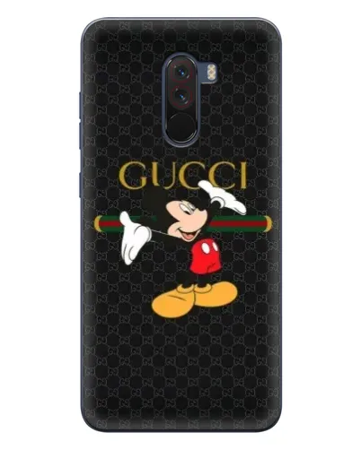 Чехол для Xiaomi POCO F1 с картинкой «Микки Маус Gucci»