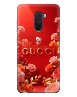 Чехол для Xiaomi POCO F1 с картинкой «Gucci — золотой сад»