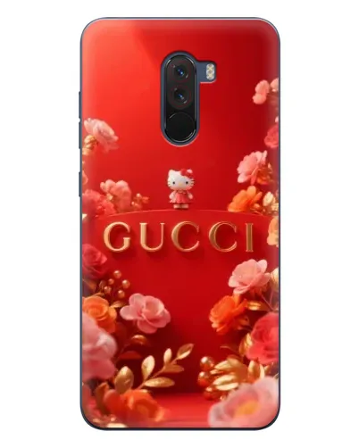 Чехол для Xiaomi POCO F1 с картинкой «Gucci — золотой сад»