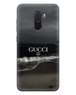 Чехол для Xiaomi POCO F1 с картинкой «Gucci — морской прибой»