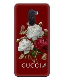 Чехол для Xiaomi POCO F1 с картинкой «Gucci —  сад»