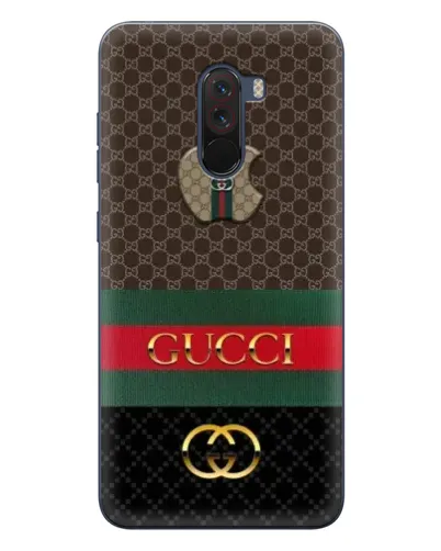 Чехол для Xiaomi POCO F1 с картинкой «Gucci — брендированный десерт»