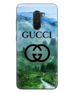 Чехол для Xiaomi POCO F1 с картинкой «Gucci — горный пейзаж»