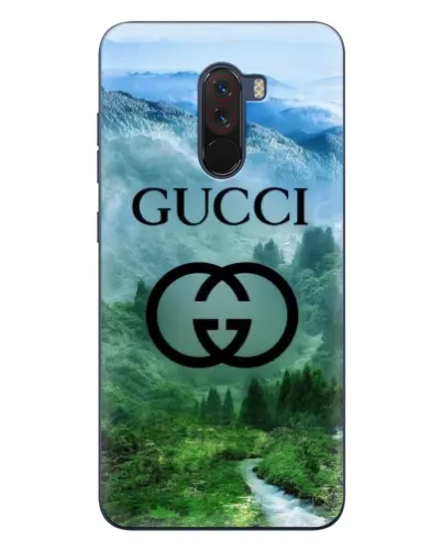 Чехол для Xiaomi POCO F1 с картинкой «Gucci — горный пейзаж»