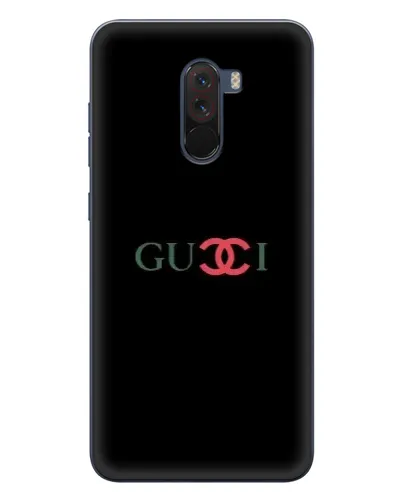 Чехол для Xiaomi POCO F1 с картинкой «Gucci — красный градиент»