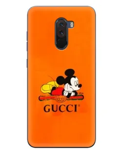 Чохол для Xiaomi POCO F1 з картинкою «Міккі Маус Gucci — помаранч» Чохол для Xiaomi POCO F1 з картинкою «Міккі Маус Gucci — помаранч»