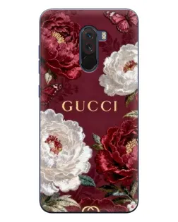 Чохол для Xiaomi POCO F1 з картинкою «Gucci — бордові троянди» Чохол для Xiaomi POCO F1 з картинкою «Gucci — бордові троянди»