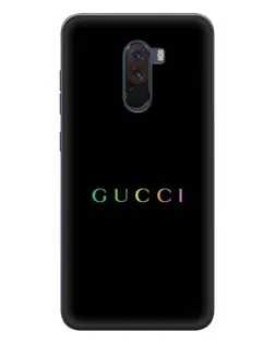 Чохол для Xiaomi POCO F1 з картинкою «Gucci — неоновий мінімалізм» Чохол для Xiaomi POCO F1 з картинкою «Gucci — неоновий мінімалізм»