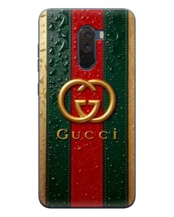 Чохол для Xiaomi POCO F1 з картинкою «Gucci — фірмова смуга та золото» Чохол для Xiaomi POCO F1 з картинкою «Gucci — фірмова смуга та золото»
