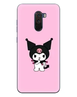 Чехол для Xiaomi POCO F1 с картинкой «Kuromi — розовая нежность»
