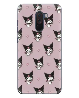 Чехол для Xiaomi POCO F1 с картинкой «Kuromi — ночной сон»