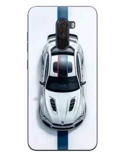 Чехол для Xiaomi POCO F1 с картинкой «Вид сверху — BMW M» Чехол для Xiaomi POCO F1 с картинкой «Вид сверху — BMW M»