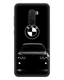 Чехол для Xiaomi POCO F1 с картинкой «BMW — взгляд из темноты»