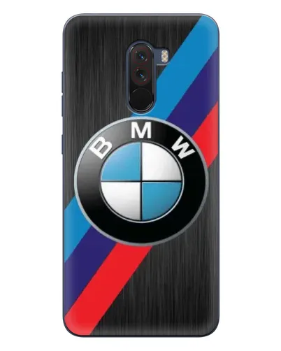 Чехол для Xiaomi POCO F1 с картинкой «BMW M-stripes стиль»