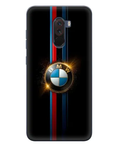 Чехол для Xiaomi POCO F1 с картинкой «BMW M-Power неон»