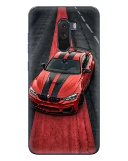 Чехол для Xiaomi POCO F1 с картинкой «BMW на красной дорожке»