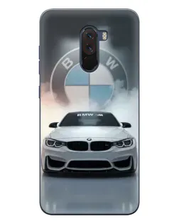 Чохол для Xiaomi POCO F1 з картинкою «BMW в білому диму» Чохол для Xiaomi POCO F1 з картинкою «BMW в білому диму»