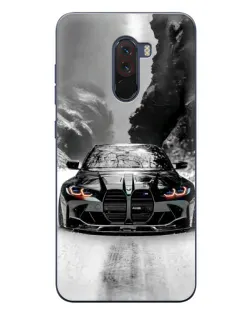 Чохол для Xiaomi POCO F1 з картинкою «BMW — акварельний дрифт» Чохол для Xiaomi POCO F1 з картинкою «BMW — акварельний дрифт»