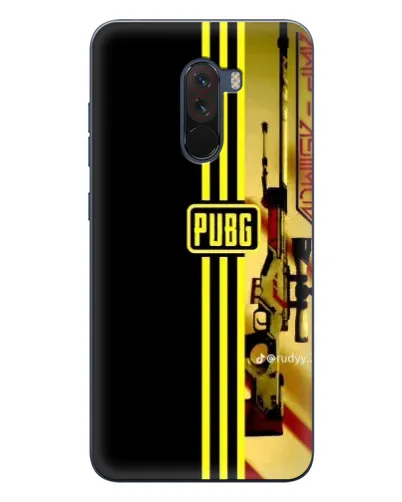 Чехол для Xiaomi POCO F1 с картинкой «PUBG — камуфляжный шлем»