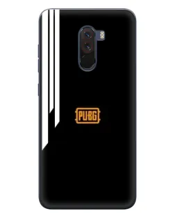 Чехол для Xiaomi POCO F1 с картинкой «PUBG — вертикальные линии»