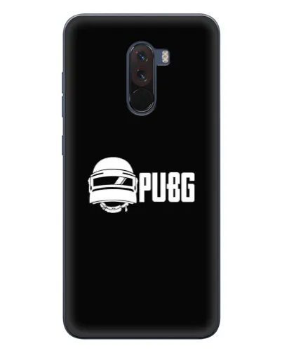 Чехол для Xiaomi POCO F1 с картинкой «PUBG — классический лого»