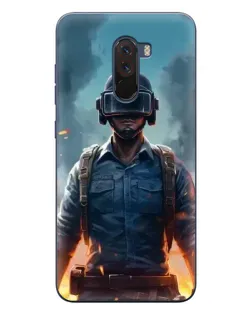 Чехол для Xiaomi POCO F1 с картинкой «PUBG — реалистичный герой» Чехол для Xiaomi POCO F1 с картинкой «PUBG — реалистичный герой»