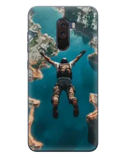 Чехол для Xiaomi POCO F1 с картинкой «PUBG — свободное падение» Чехол для Xiaomi POCO F1 с картинкой «PUBG — свободное падение»