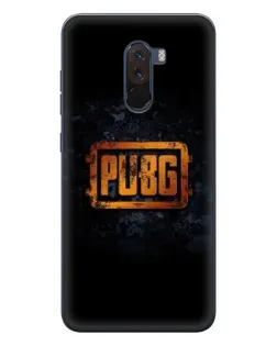 Чехол для Xiaomi POCO F1 с картинкой «PUBG — золотой логотип» Чехол для Xiaomi POCO F1 с картинкой «PUBG — золотой логотип»