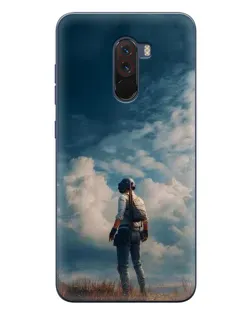 Чехол для Xiaomi POCO F1 с картинкой «Герой PUBG на скале» Чехол для Xiaomi POCO F1 с картинкой «Герой PUBG на скале»
