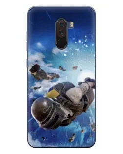 Чехол для Xiaomi POCO F1 с картинкой «Десант PUBG — прыжок» Чехол для Xiaomi POCO F1 с картинкой «Десант PUBG — прыжок»