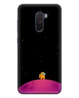 Чехол для Xiaomi POCO F1 с картинкой «Одинокий герой на планете»