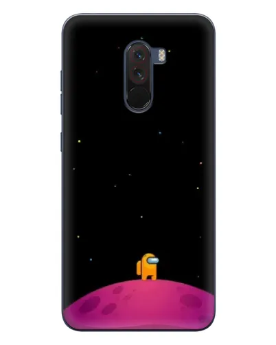 Чехол для Xiaomi POCO F1 с картинкой «Одинокий герой на планете»