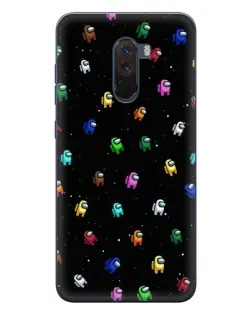 Чехол для Xiaomi POCO F1 с картинкой «Экипаж Among Us»