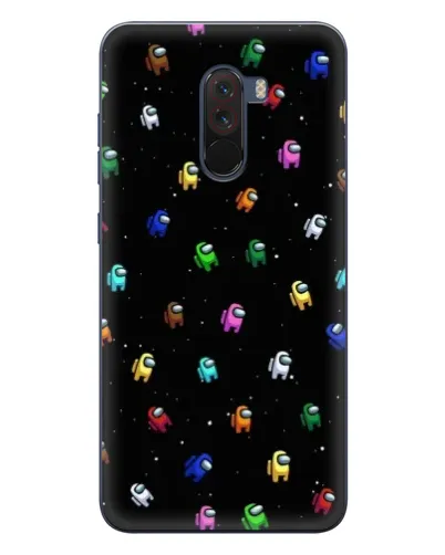 Чехол для Xiaomi POCO F1 с картинкой «Экипаж Among Us»