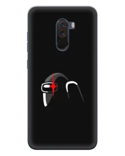 Чехол для Xiaomi POCO F1 с картинкой «Among Us шлем»