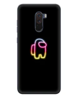 Чехол для Xiaomi POCO F1 с картинкой «Among Us градиент»