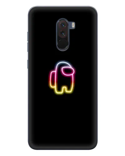 Чехол для Xiaomi POCO F1 с картинкой «Among Us градиент»