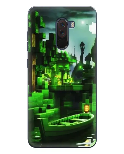 Чехол для Xiaomi POCO F1 с картинкой «Minecraft лесной пейзаж» Чехол для Xiaomi POCO F1 с картинкой «Minecraft лесной пейзаж»