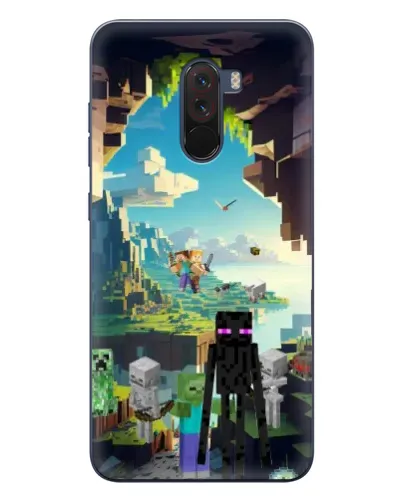 Чехол для Xiaomi POCO F1 с картинкой «Эндермен в лесу» Чехол для Xiaomi POCO F1 с картинкой «Эндермен в лесу»