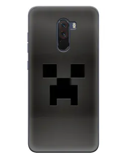 Чехол для Xiaomi POCO F1 с картинкой «Черный крипер градиент» Чехол для Xiaomi POCO F1 с картинкой «Черный крипер градиент»