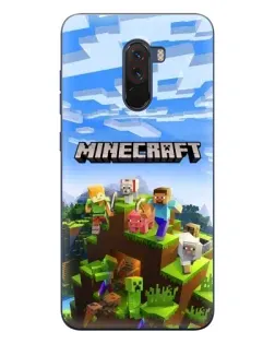 Чехол для Xiaomi POCO F1 с картинкой «Minecraft классический мир» Чехол для Xiaomi POCO F1 с картинкой «Minecraft классический мир»