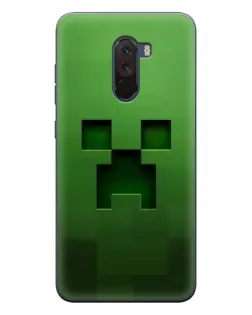 Чехол для Xiaomi POCO F1 с картинкой «Крипер микро-дизайн» Чехол для Xiaomi POCO F1 с картинкой «Крипер микро-дизайн»