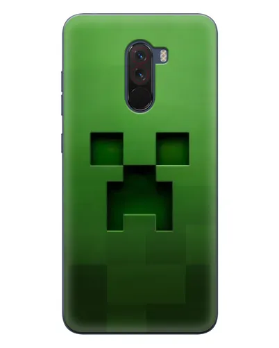 Чехол для Xiaomi POCO F1 с картинкой «Крипер микро-дизайн» Чехол для Xiaomi POCO F1 с картинкой «Крипер микро-дизайн»