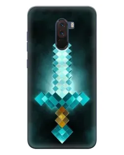Чехол для Xiaomi POCO F1 с картинкой «Алмазный меч неон» Чехол для Xiaomi POCO F1 с картинкой «Алмазный меч неон»